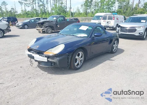 2002 Porsche Boxster из США, поврежденный, VIN WP0CA29812U622973